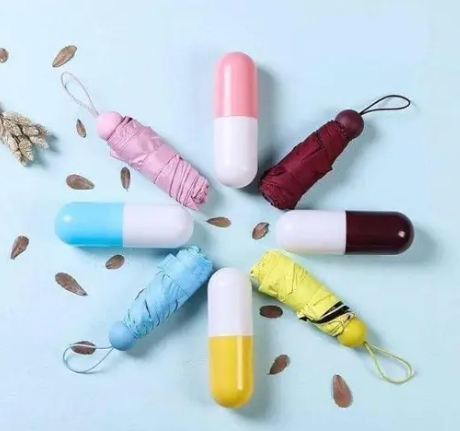 Capsule Umbrella (Multicolour | Pack of 1)