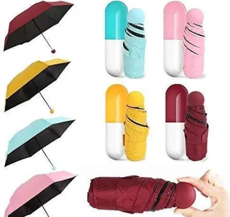 Capsule Umbrella (Multicolour | Pack of 1)