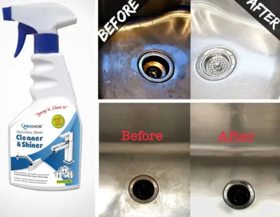 Multipurpose Stainless Steel & Hard‑Surface Cleaner Spray – 250 ml