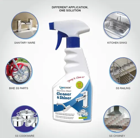 Multipurpose Stainless Steel & Hard‑Surface Cleaner Spray – 250 ml